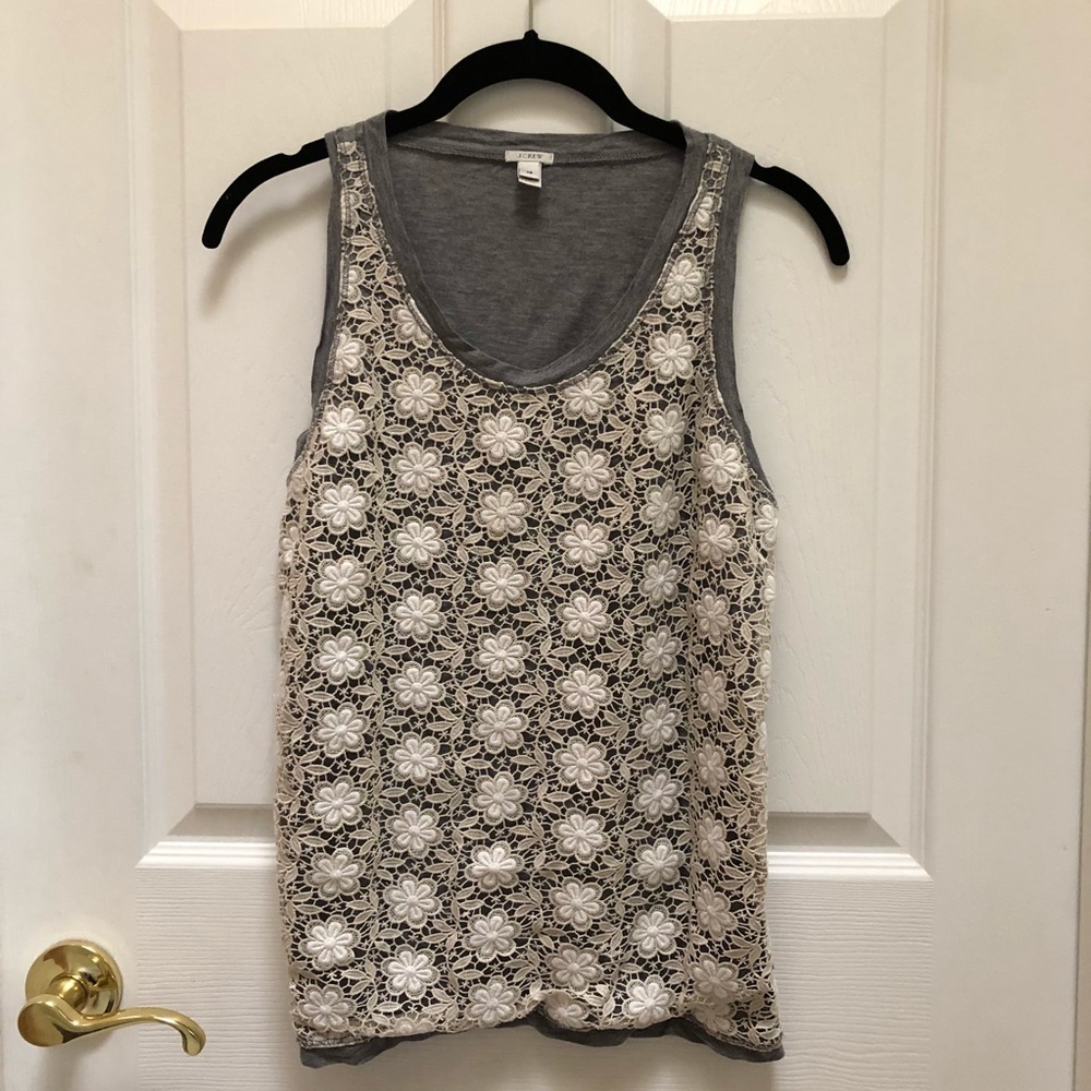 J. Crew Lace Tank